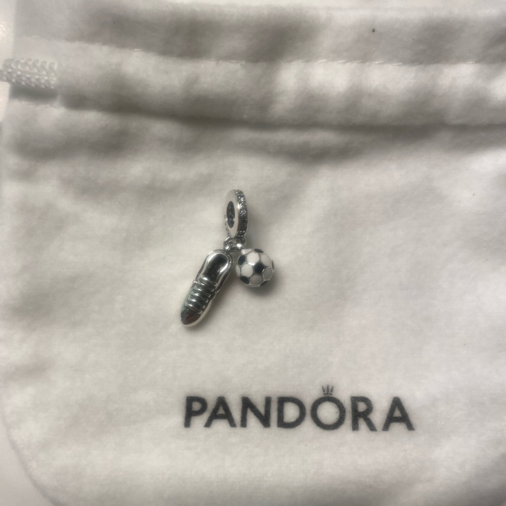 Soccer charm for Pandora bracelet